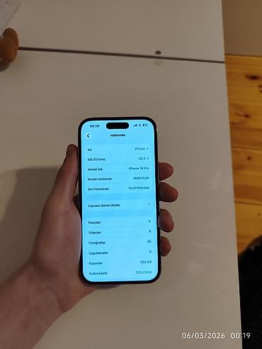 Apple iPhone: IPhone 14 Pro, 256 GB, Gümüşü, Face ID — 7