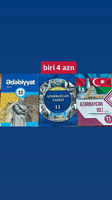 Məktəb dərslikləri satılır. 9-cu sinif: - Riyaziyyat, Fizika (2 — 1