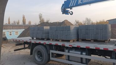 Брусчатка ромашка: Брусчатка ромашка, цвет - Бежевый, Сары-Таш, Для лестниц, Прессованная, Новый — 12