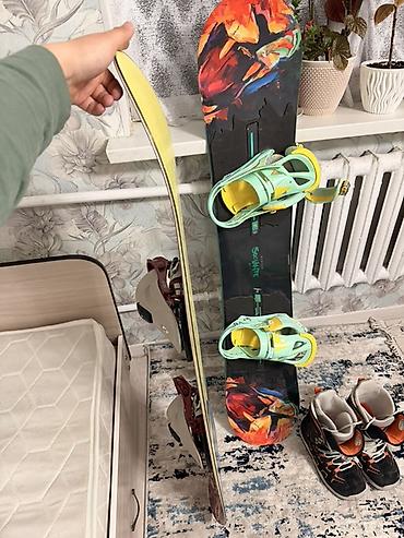 Сноуборды: Burton, Универсальные, С креплениями, Б/у — 6