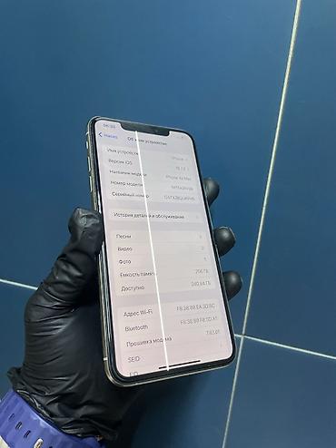 Apple iPhone: IPhone Xs Max, Б/у, 64 ГБ, Белый, 76 % — 14