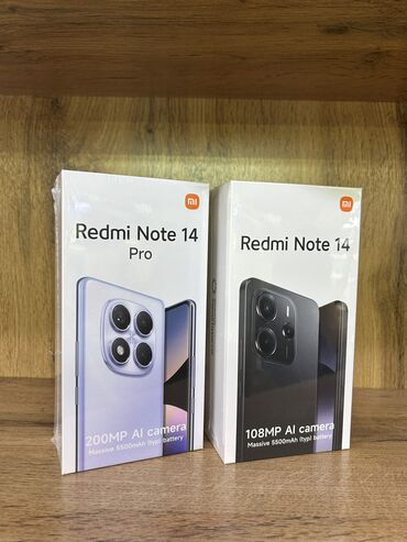 Redmi: Redmi, Redmi Note 14 Pro, Новый, 256 ГБ, цвет - Черный, 2 SIM