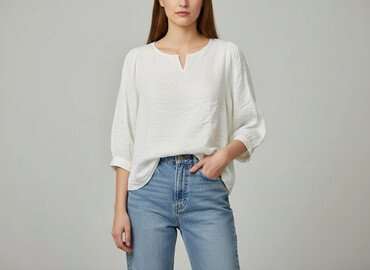 biała bluza stradivarius: Stradivarius, Bluzka damska, rozmiar S