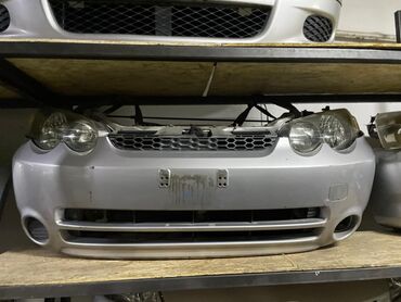 батарея биметал: Передний Бампер Honda 2003 г., Б/у, цвет - Серый, Оригинал
