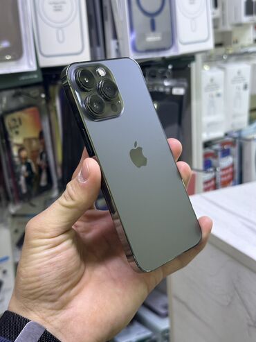 камера айфон: IPhone 13 Pro, Колдонулган, 128 ГБ, Graphite, Коргоочу айнек, Каптама, Бөлүп төлөө менен, 82 %