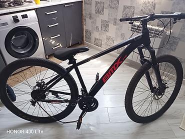 mini disk: BMX GTR dağ velosipedi - Rəng: qara, qırmızı loqo yazıları - Yüngül — 1