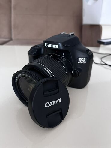 ucuz soyuducular: Canon EOS 4000D modeli rəqəmsal güzgülü kamera yüksək keyfiyyətli