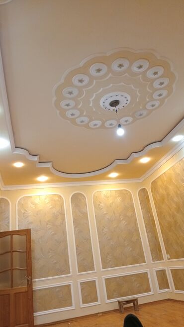 Tavan işləri: Tavan və divar suvaq–boya xidməti - Klassik gips karton olmayan — 6