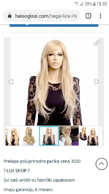 Perike i klipse: Poluprirodne Kanekalon Perike ‼Peru se Peglaju i Uvijaju‼ NOVO — 15