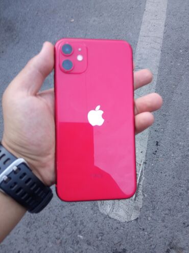 iphone xr новый цена: IPhone 11, Б/у, 64 ГБ, Красный, 76 %