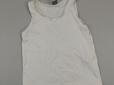 biała koszulka basic: Koszulka od piżamy, 8 lat, 122-128 cm, Little kids, stan - Dobry