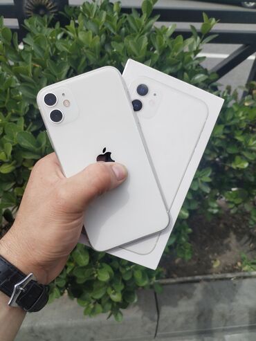 Apple iPhone: IPhone 11, 128 GB, White Titanium, Face ID