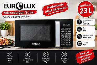 Mikrodalğalı soba Eurolux, Ayrıca dayanan, Mikrodalğalar ilə, Yeni
