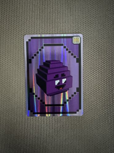 Oyuncaqlar: Minecraft Meal McDonalds Grimace Egg Skin Kod McDonald’s və