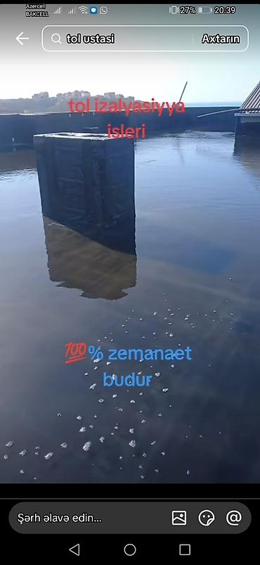 pol yonan usta: Tol izolyasiyası və dam örtüyü xidmətləri - Məqsəd: Düz damlar — 2
