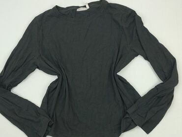 czarne bluzki z długim rekawem: Блуза жіноча, L, стан - Хороший