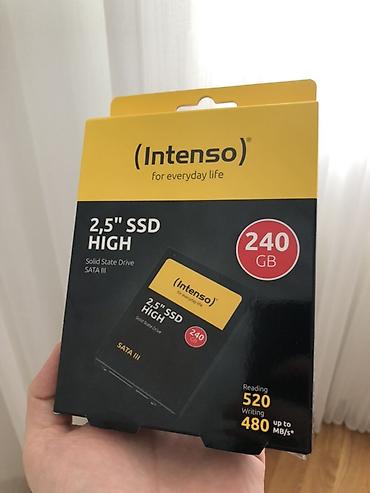 2 5 sata hdd: Intenso 2.5" SSD HIGH – 240 GB Yenidir, istifadə olunmayıb. - — 1