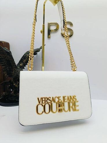 Torbe: Torba za rame, Versace, Materijal: Koža, Lakovana koža, Veštačka koža — 7