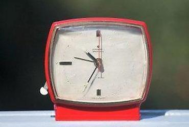 Satovi za kuću: Rare vintage JUNGHANS ELECTRONIC ATO-PHON stoni budilnik 70. Iz — 7