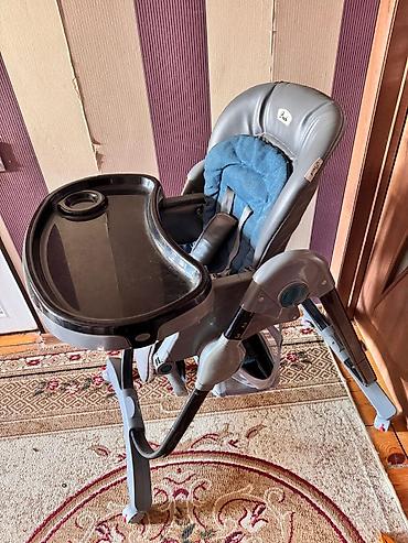 Yemək masaları, oturacaqları: Uşaq yemək stulu - Rahat, yüksək bel və yumşaq oturacaq yastığı ilə - — 2
