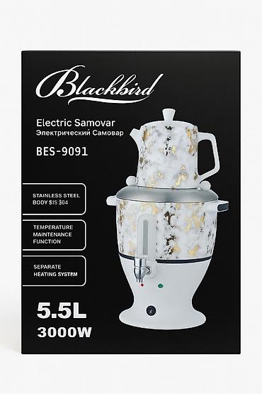 Mətbəx texnikası: №: 5037 Məhsulun adı: Elektrikli samovar Blackbird BES-9091 Brend — 1