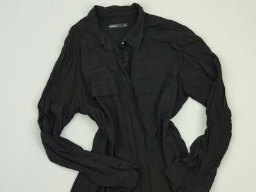 czarne bluzki z długim rękawem: Koszula Damska, House, M, stan - Bardzo dobry