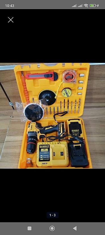 dewalt drel: Yeni Drel dəsti, Drel-şurupaçan — 1