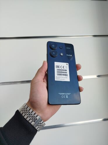 xiaomi telefonlari: Xiaomi Redmi Note 13, 128 GB, rəng - Qara, 
 Düyməli, Barmaq izi