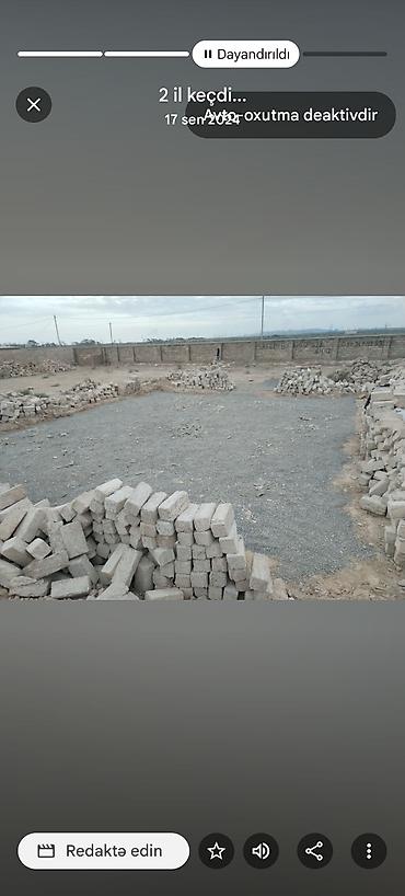 qum torbasi satisi: Torpaq satlır 
4 sot 12500
3000 daşı var içinde 
051 376 55 59 — 1