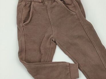 spodnie moro ocieplane: Material trousers, Zara, 3-4 years, 98/104, condition - Very good