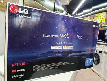 Холодильники: Телевизор LG 43', ThinQ AI, WebOS 5.0, Al Sound, Ultra Surround