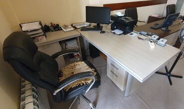 Ofis dəst mebeli: Ofis mebelləri dəsti Tərkibi: - Menecer/stolüstü iş masası – tünd — 7