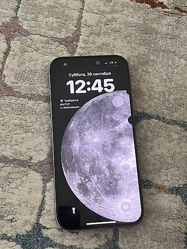 IPhone 15 Pro, Б/у, 128 ГБ, Natural Titanium, Защитное стекло, Чехол, 87 %