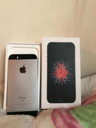 iphone arxalıq: IPhone SE, 32 GB, Black Titanium, Barmaq izi