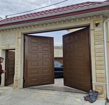 Həyət darvazaları: Avtomatik jaluz qapıların satışı,quraşdırılması,servisi həyata — 11