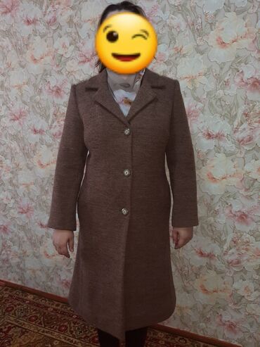 пальто коричневый: Пальто, 2XL (EU 44)