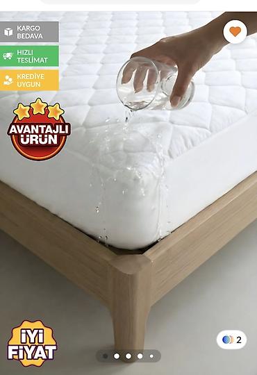 bed sheets: Непромокаемый наматрасник-простыня на резинке Есть Турецкие и — 6