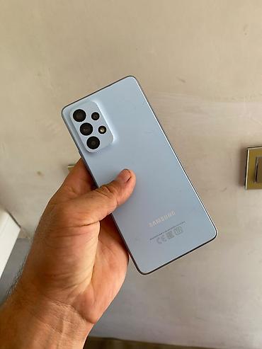 telefon aksesuar toptan: Samsung Galaxy A53 5G, rəng - Mavi, Barmaq izi — 2