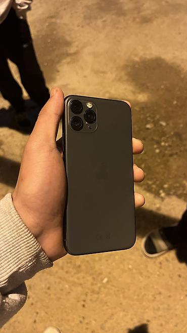 asus telefon: IPhone 11 Pro, 64 GB, Matte Midnight Green, Simsiz şarj, Face ID — 1