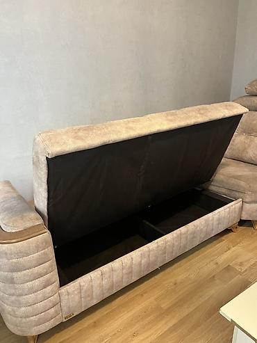 Divanlar: Künc divan, İşlənmiş, Açılan, Bazalı, Parça, Çatdırılma yoxdur — 1