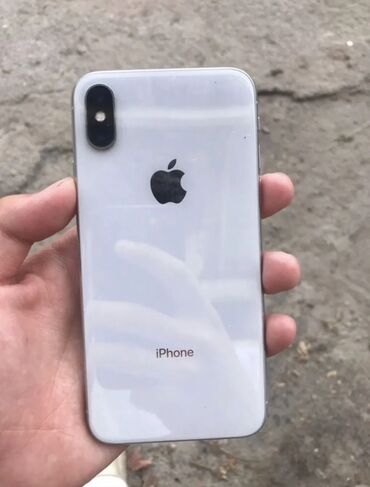сколько стоит айфон 10 бу: IPhone X, Колдонулган, 256 ГБ, Күмүш, Кулакчындар, Каптама, 100 %