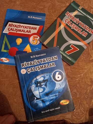 Testlər: Riyaziyyat NAMAZOV. Test kitabları. Biri 3 manat . Içi Tertemiz