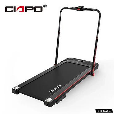 Qaçış trenajorları: CIAPO qaçış trenajoru - Qaçış səthi: 430 x 1000 mm – evdə rahat qaçış — 1