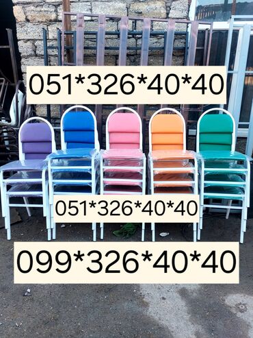 Bağ, çöl oturacaqları: Yeni, Plyaj, piknik stulu, Metal, Azərbaycan — 20