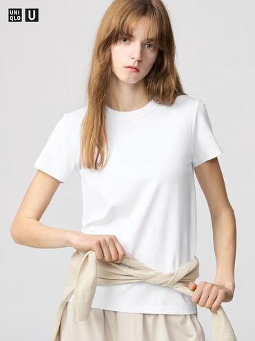 женские футболки цска: Футболка, Классическая модель, Япония, Uniqlo, Хлопок, Новый, L (EU 40)