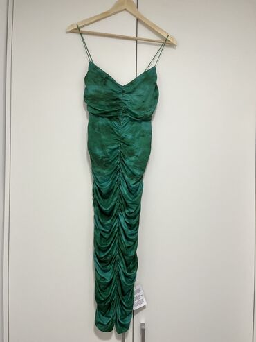 zelene haljine za svadbu: Asos M (EU 38), bоја - Zelena, Večernji, maturski, Na bretele
