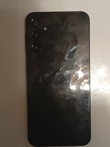 Samsung Galaxy A14, 128 ГБ, цвет - Черный, Отпечаток пальца