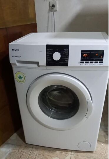 toxuma masini: Paltaryuyan maşın Vestel, 6 kq, Avtomat, Qurutmasız, Kredit yoxdur