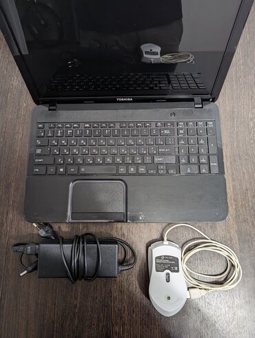 toshiba ноутбук: Ноутбук, Toshiba, 6 ГБ ОЗУ, Intel Core i5, 15.6 ", Б/у, Для несложных задач, память HDD + SSD