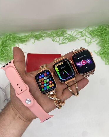 apple watch 8 45: Apple watch 7 premium 2-kemerli seriallarına endirim 😁75 azn yox,40azn